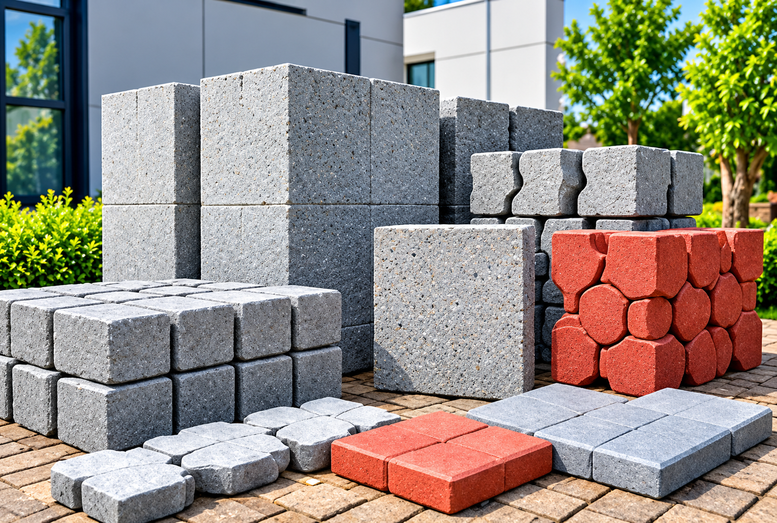 Construction Materials Blocks and Pavers