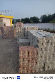 Materials Stack at Site